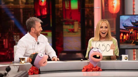 &iexcl;M&aacute;xima rivalidad! Marta S&aacute;nchez y Pablo Motos se 'pican' en el juego de las hormigas