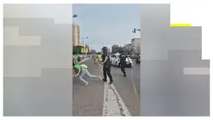 Denuncian la "brutal agresión"