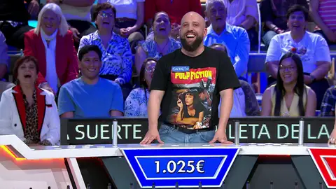 Sergio consigue el “billete de avión” para su novia en el primer panel de La ruleta Sergio consigue el “billete de avión” para su novia en el primer panel de La ruleta