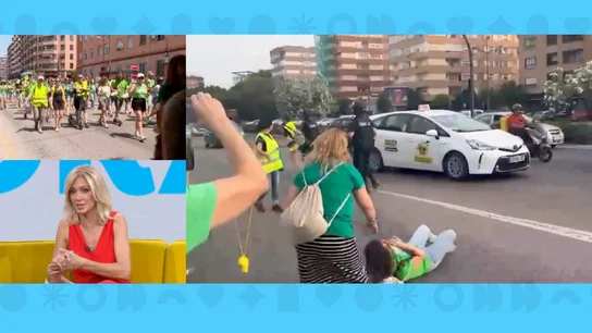 Susanna Griso sorprendida por la "brutal agresión" de un policía a una manifestante Susanna Griso sorprendida por la "brutal agresión" de un policía a una manifestante