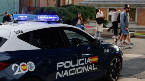 Foto de archivo de un coche patrulla de la Polic&iacute;a Nacional 