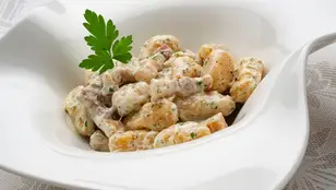 Ñoquis caseros con salsa de queso azul, de Joseba Arguiñano: con mucho sabor y fundamento