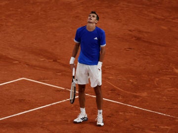 Rafa J&oacute;dar, en su partido ante Alexander Zverev