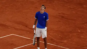 Rafa Jódar, en su partido ante Alexander Zverev Rafa Jódar, en su partido ante Alexander Zverev