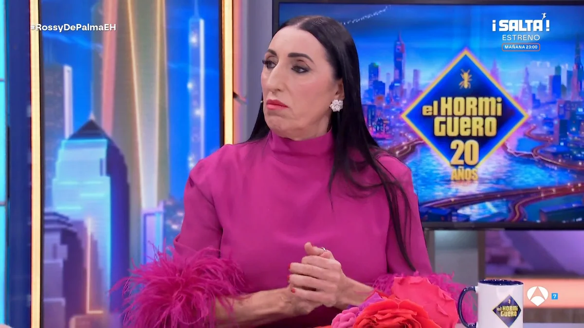 Rossy de Palma durante una aparición televisiva