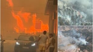 Im&aacute;genes del grave incendio forestal desatado en Murcia