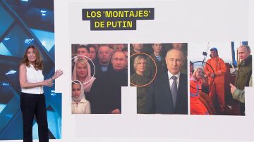 Imagen de los 'montajes' de Putin