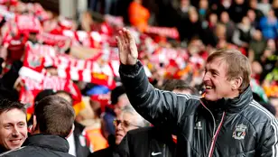 Kenny Dalglish, en su época de entrenador del Liverpool en 2012