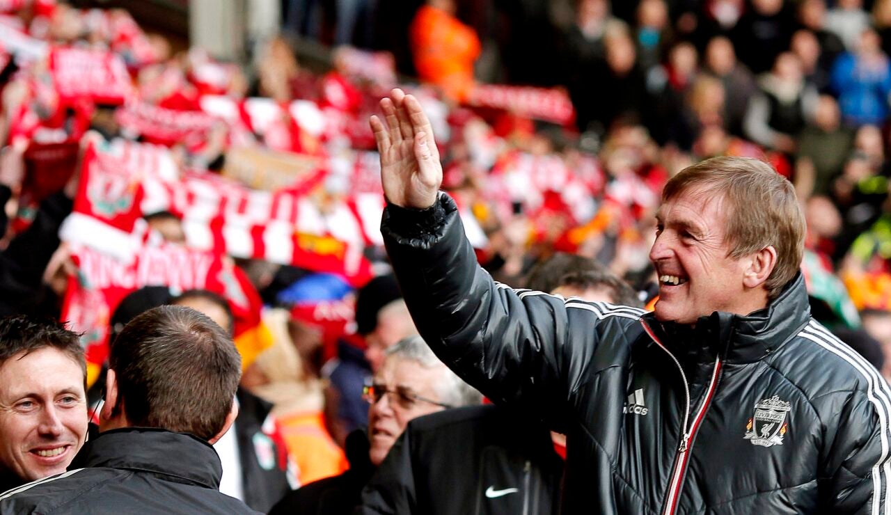 Kenny Dalglish, en su &eacute;poca de entrenador del Liverpool en 2012