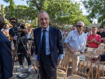 Florentino P&eacute;rez, en un acto con socios y pe&ntilde;as en Toledo