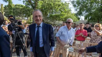 Florentino Pérez, en un acto con socios y peñas en Toledo Florentino Pérez, en un acto con socios y peñas en Toledo
