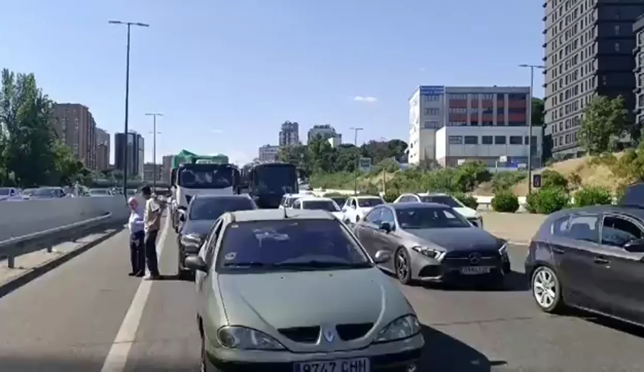 Colapso en las calles de Madrid ante la vigilia del Papa