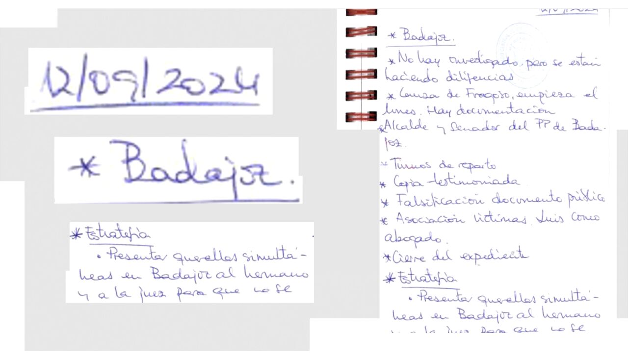 Captura de la libreta de Leire D&iacute;ez