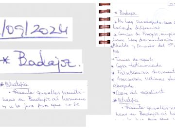 Captura de la libreta de Leire D&iacute;ez