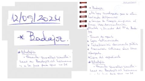 Captura de la libreta de Leire D&iacute;ez