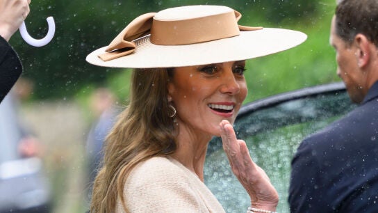 Kate Middleton en la boda de Peter Phillips y Harriet Sperling