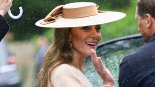 Kate Middleton en la boda de Peter Phillips y Harriet Sperling