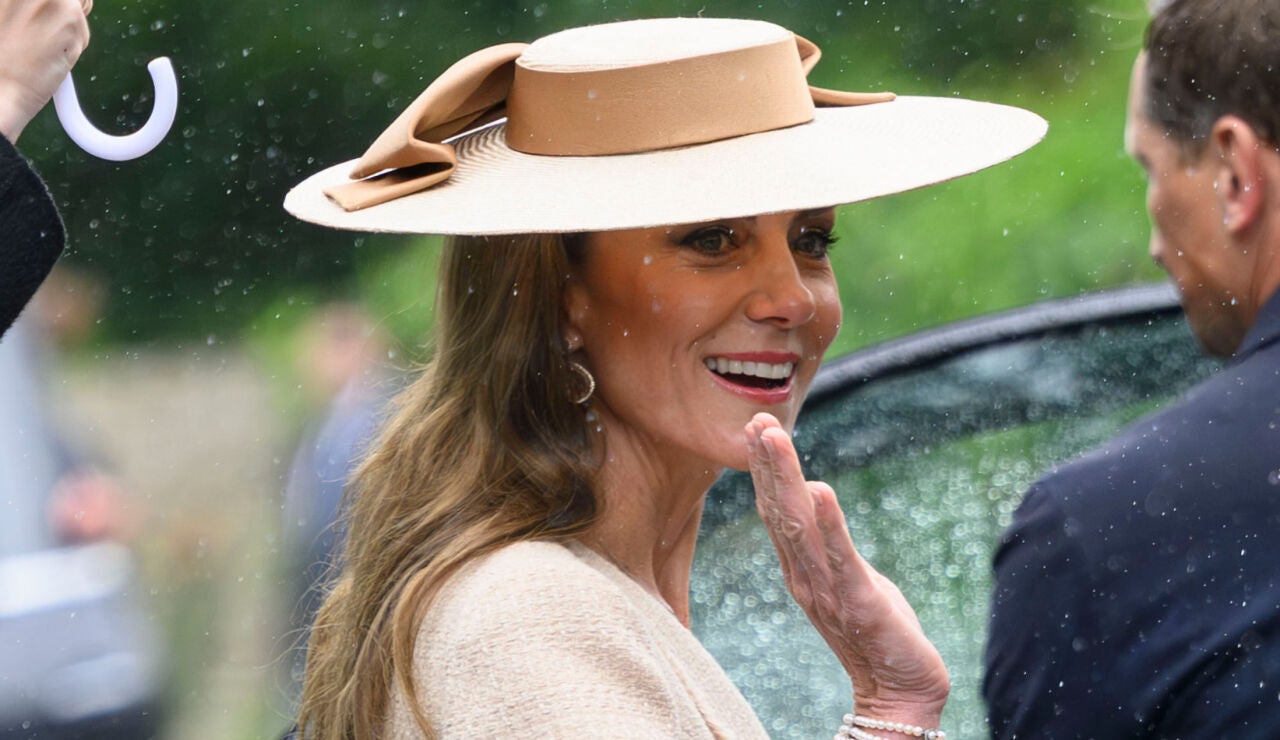 Kate Middleton en la boda de Peter Phillips y Harriet Sperling