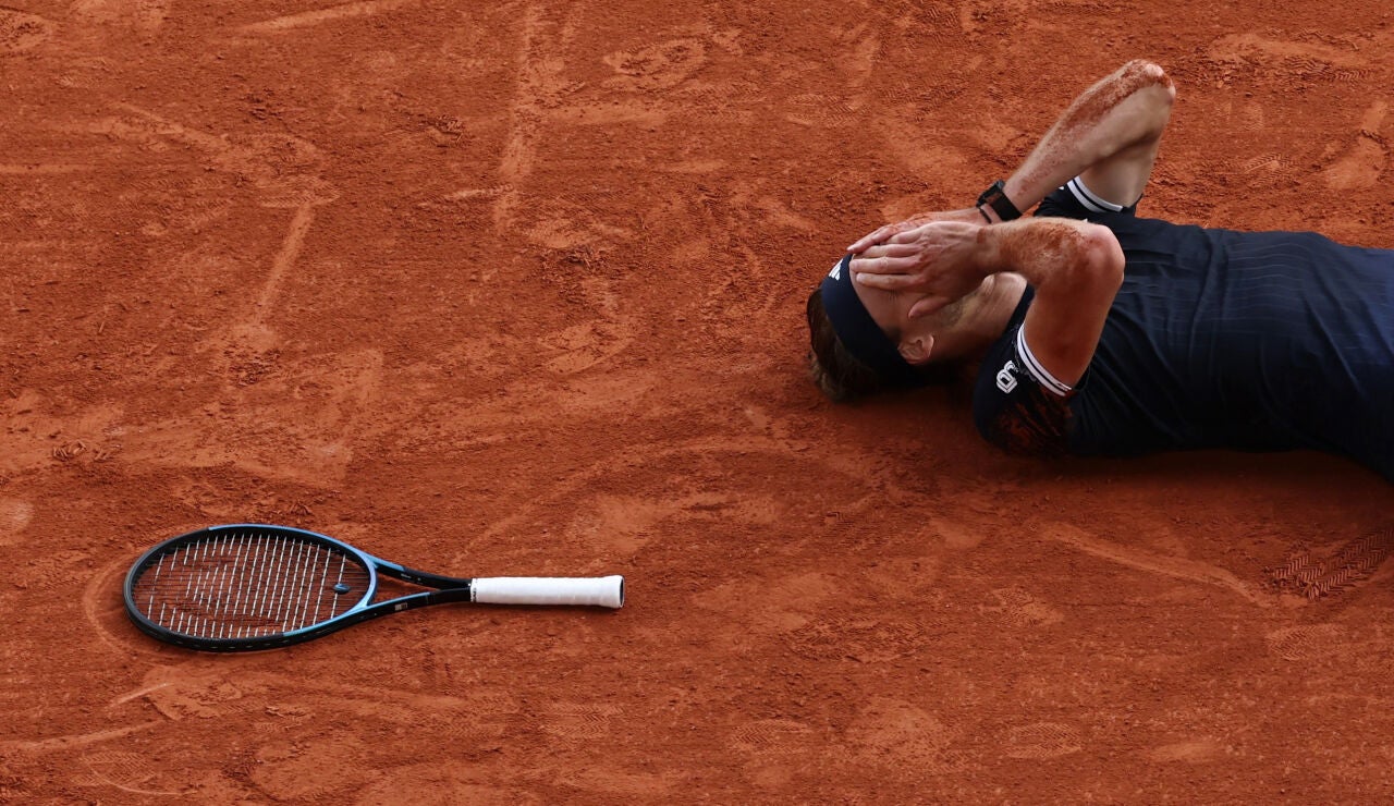 Zverev, tras ganar la final de Roland Garros 2026