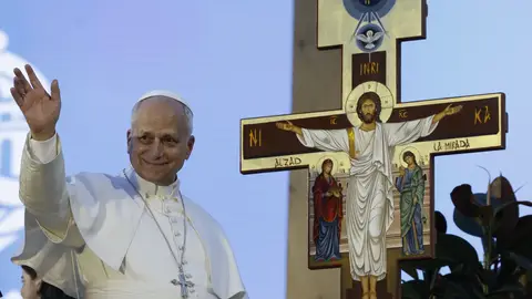 El Papa León XIV. El Papa León XIV.
