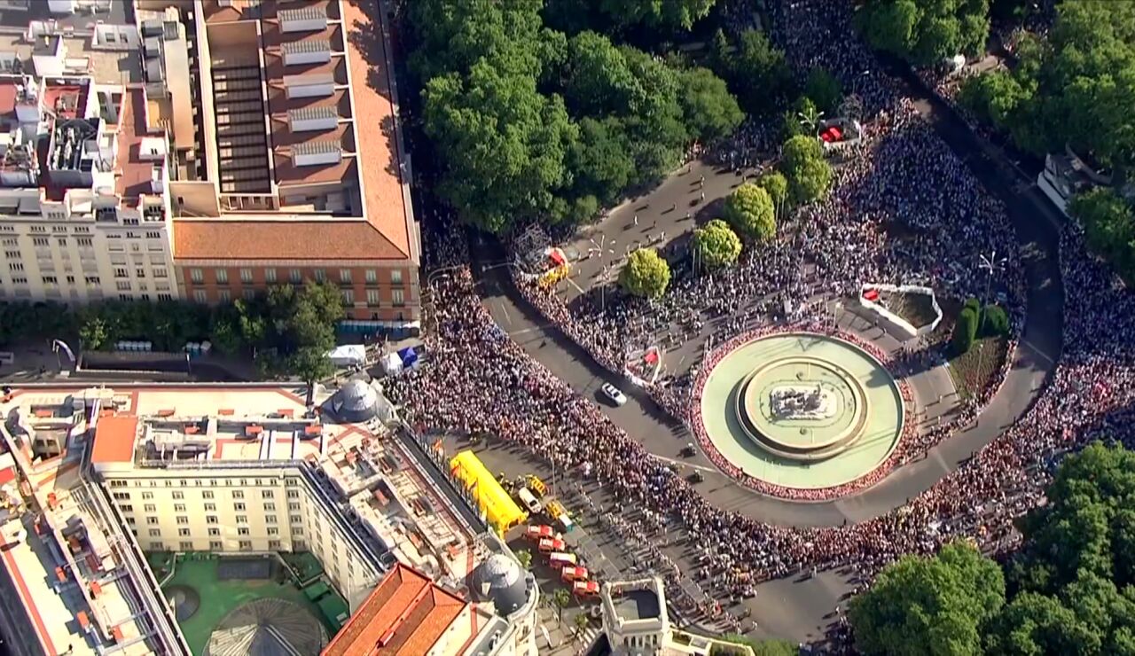 Imagen a&eacute;rea Cibeles