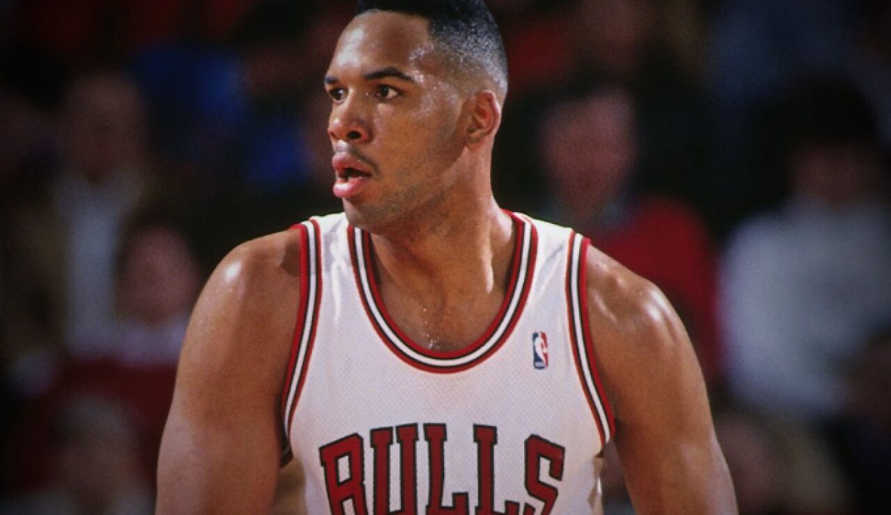 Stacey King con los Chicago Bulls
