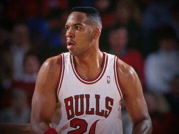 Stacey King con los Chicago Bulls