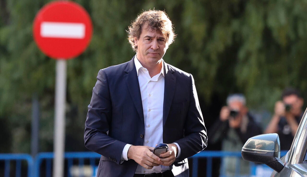 Imagen de David S&aacute;nchez, hermano del presidente del Gobierno, a su llegada a la &uacute;ltima sesi&oacute;n del juicio por su contrataci&oacute;n en la Diputaci&oacute;n de Badajoz