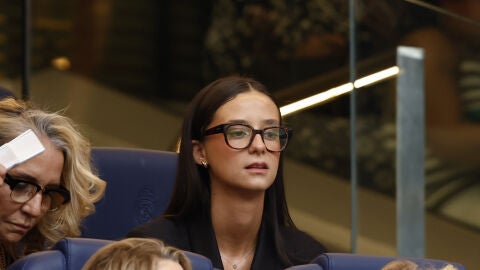 Victoria Federica, en el estadio Santiago Bernabéu