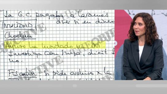 &iquest;Por qu&eacute; aparece Isabel D&iacute;az Ayuso en la agenda de Leire D&iacute;ez? En "Espejo P&uacute;blico" la presidenta de la Comunidad de Madrid responde a la pregunta.