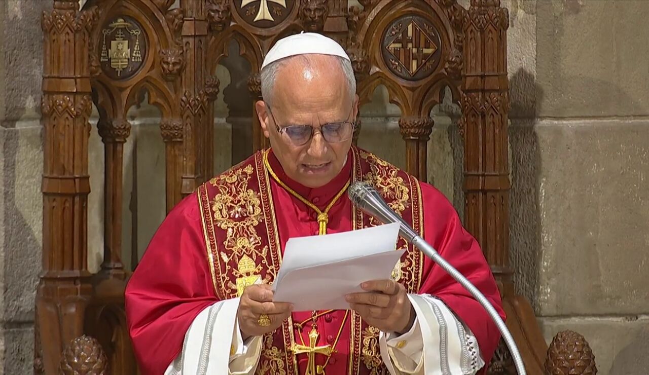 Discurso en catal&aacute;n del papa Le&oacute;n XIV en la catedral de Barcelona