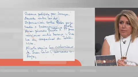 Susana Díaz, en la agenda de Leire Díez: "Piensan los golfos que no hay gente honrada, y somos más los honrados que los golfos" Susana Díaz, en la agenda de Leire Díez: "Piensan los golfos que no hay gente honrada, y somos más los honrados que los golfos"
