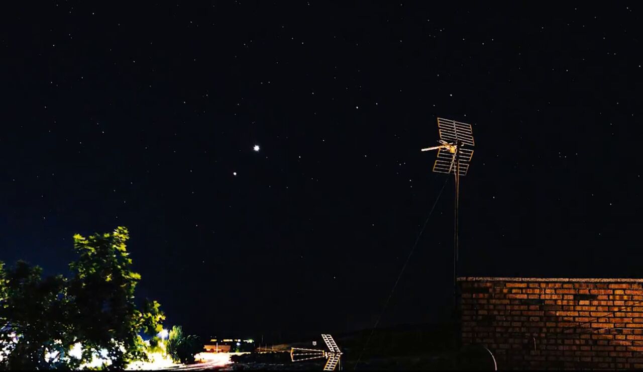 Imagen de la conjunci&oacute;n planetaria 