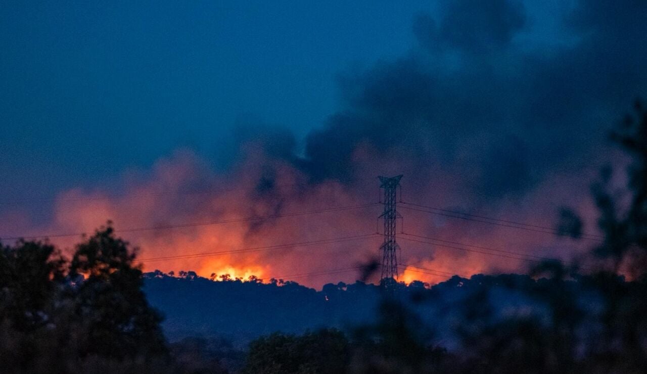 Incendio de Villanueva de los Castillejos (Huelva)