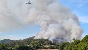 Incendio registrado en Padr&oacute;n