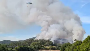 Incendio registrado en Padrón