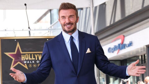 David Beckham en el Paseo de la Fama de Hollywood