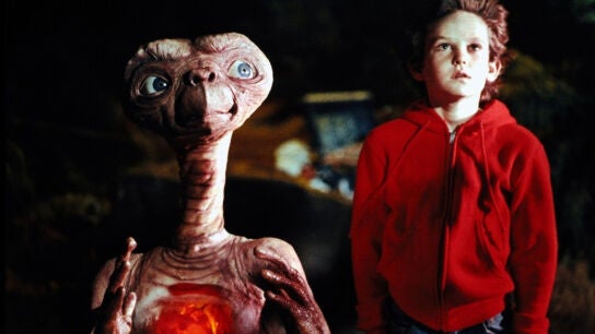 Escena de E.T. el extraterrestre