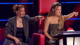 Leire Mart&iacute;nez y Edurne en La Voz Kids
