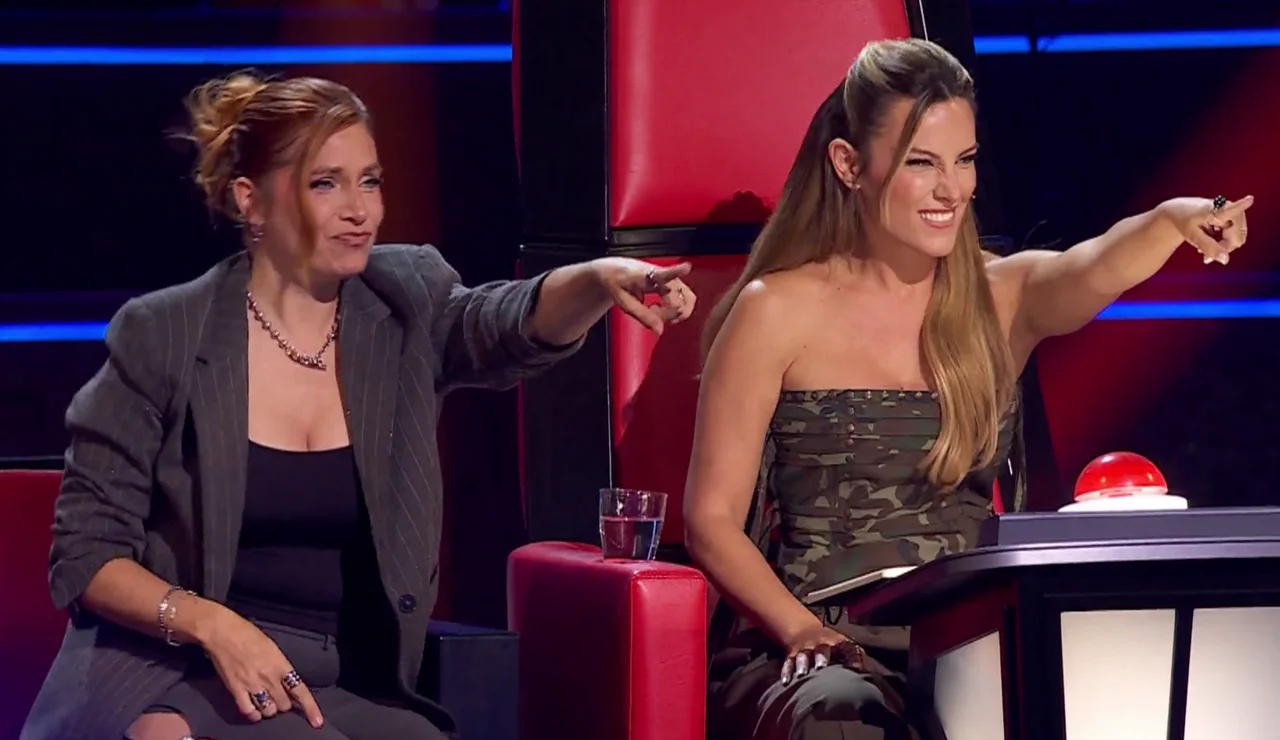 Leire Martínez y Edurne en La Voz Kids