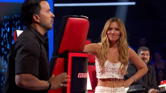 “Esto es horrible”: Edurne persigue a Luis Fonsi por el plató tras ser bloqueada “Esto es horrible”: Edurne persigue a Luis Fonsi por el plató tras ser bloqueada