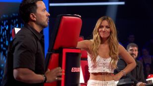 &ldquo;Esto es horrible&rdquo;: Edurne persigue a Luis Fonsi por el plat&oacute; tras ser bloqueada