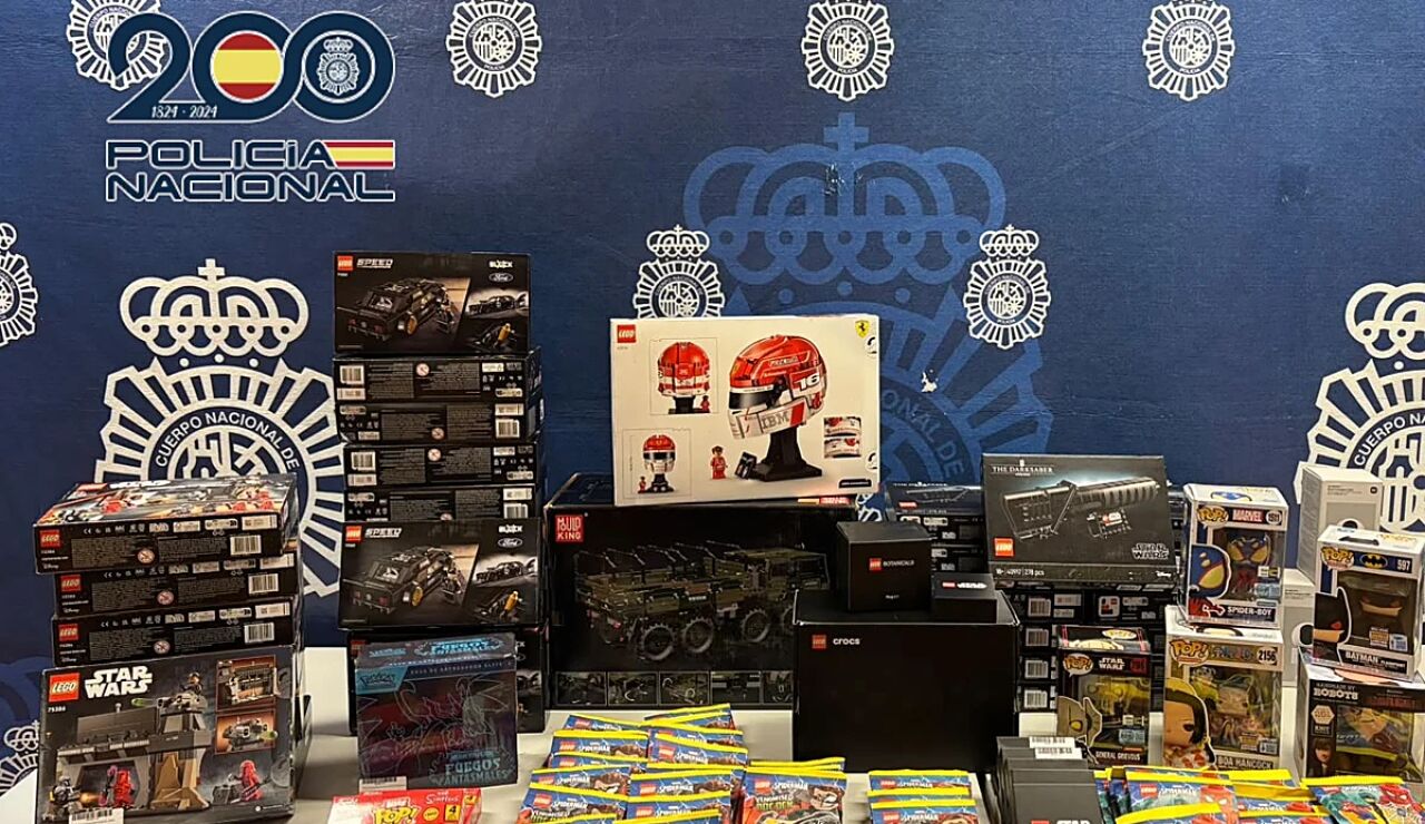 Imagen del material incautado