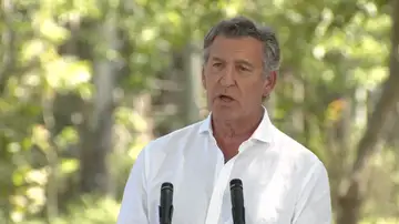 Alberto Núñez Feijóo en la Romería del PP: "Zapatero es la joya de la corona de Sánchez" Alberto Núñez Feijóo en la Romería del PP: "Zapatero es la joya de la corona de Sánchez"
