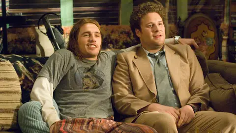 James Franco y Seth Rogen en Superfumados James Franco y Seth Rogen en Superfumados