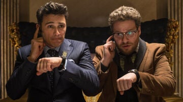 James Franco y Seth Rogen en La entrevista
