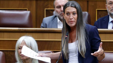 Imagen de la portavoz de Junts en el Congreso, Miriam Nogueras 