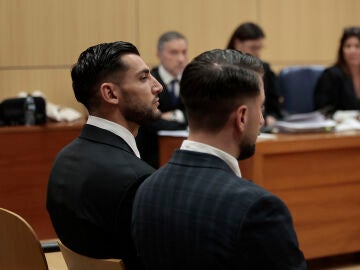 El futbolista Rafa Mir durante el juicio en la Ciudad de la Justicia de Valencia