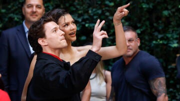 Tom Holland y Zendaya en Madrid