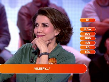 Alicia Borrachero, en estado de gracia: completa el panel de las Palabras Cruzadas